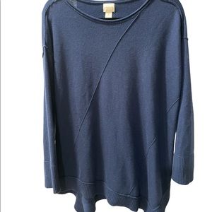 Chico's | Asymmetrical Cashmere Blend Sweater L (2)
